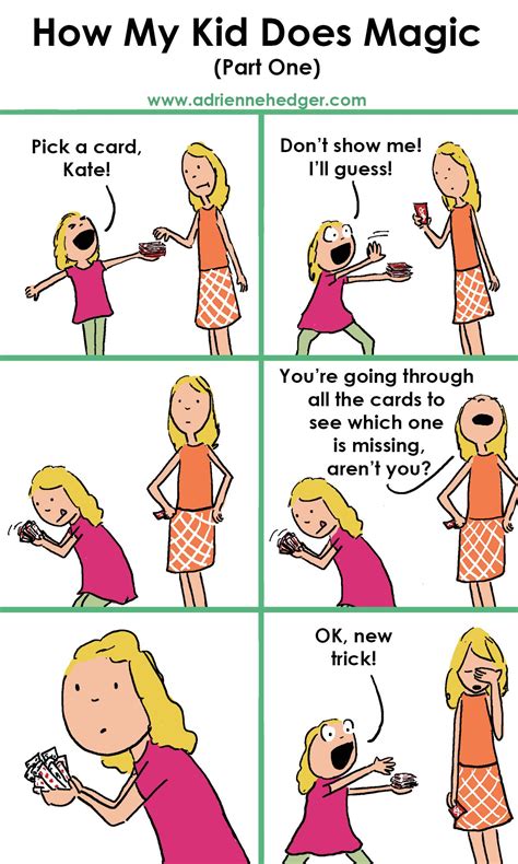 Claire's magic trick - Hedger Humor