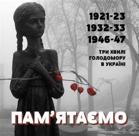 28 листопада 2020 року – День пам’яті жертв голодоморів в Україні