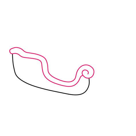 santa's sleigh drawing 2