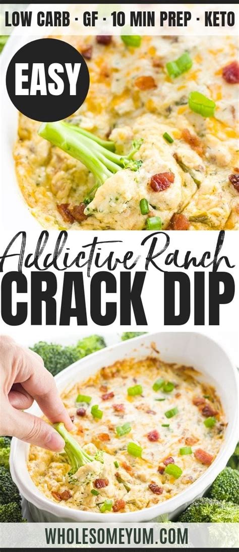 Warm Ranch Crack Dip Recipe With Bacon and Cream Cheese