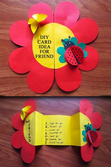 friendship day card making ideas homemade cards  kids