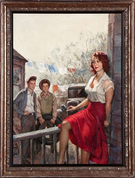 fence  sam cherry   original oil