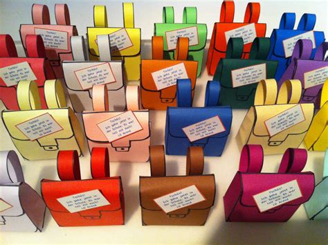 Abschied Kindergarten mini Schulranzen | Abschiedsgeschenk kindergarten