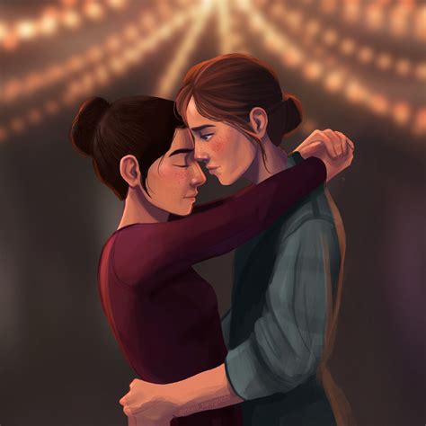 The last of us 2 Ellie and Dina on Pinterest