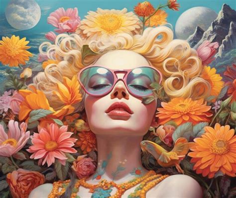 Premium AI Image | A blooming of positive vibes