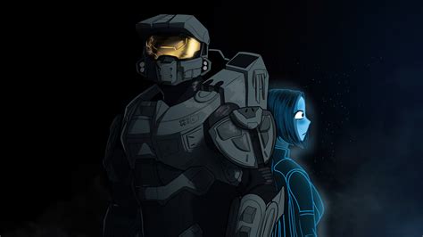 Cortana Master Chief 4K 5K HD Halo 5 Guardians Wallpapers | HD