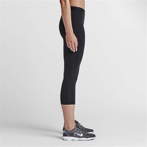 Nike Womens Pro Cool Capri - Black - Tennisnuts.com