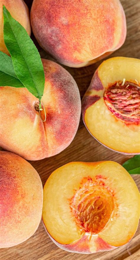 Персик | Ideias para pintura, Pêssegos, Frutas
