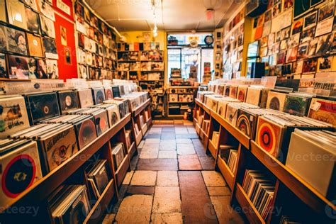 Vintage Record Store Photography