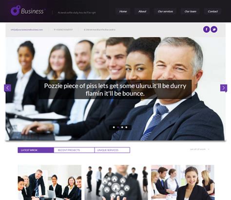 10+ Best Responsive Website Templates for 2014 - DesignMaz