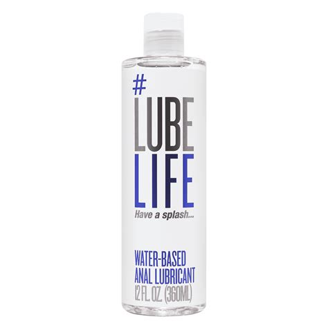 Lube Life Water Based Anal Lubricant, Lube for Men, Women and Couples