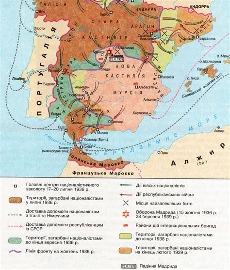 Громадянська війна в Іспанії (1936—1939 рр.) — Гипермаркет знаний