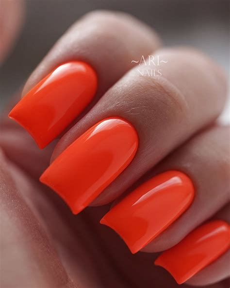 Orange manicure/оранжевый маникюр в 2022 г | Красивые ногти, Оранжевый ...