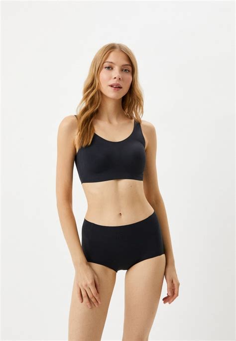 Трусы UNIQLO ультрабесшовные AIRism, цвет: черный, RTLACC467901 ...