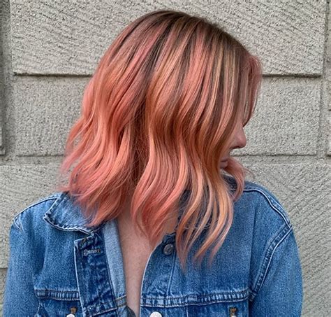 Coral Hair Colour