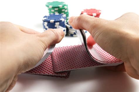 Shuffling cards stock image. Image of gambling, skilled - 17865153