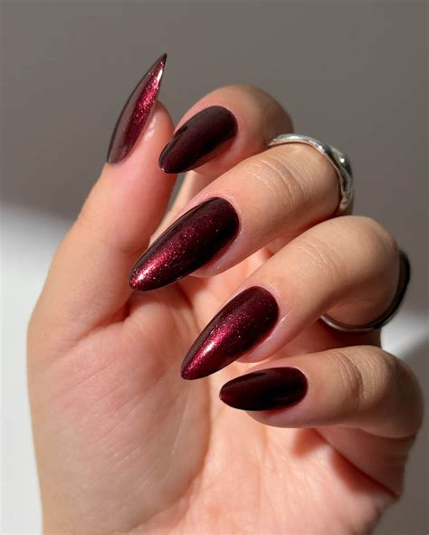 23+ Stunning Dark Red Nail Ideas For 2024 - DrExplains