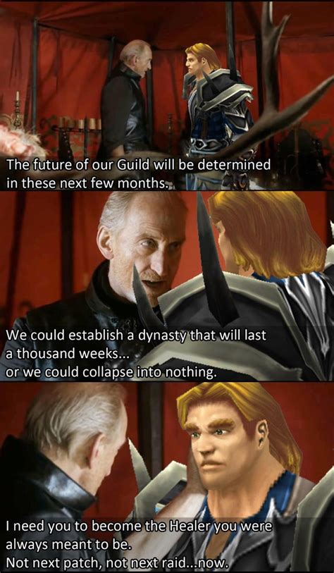 When you want to play Ret Paladin, but your Guild Leader wants serious ...