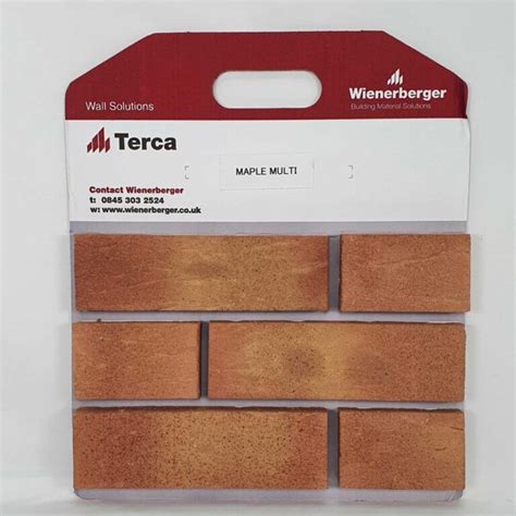 wienerberger sunset red multi wirecut facing brick pack   brick