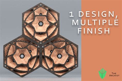 double sided hex design  cut files design bundles