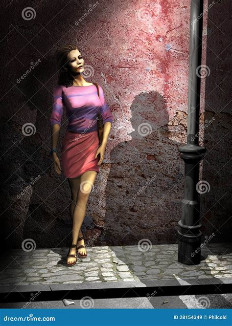 Prostitution stock illustration. Illustration of attractive - 28154349