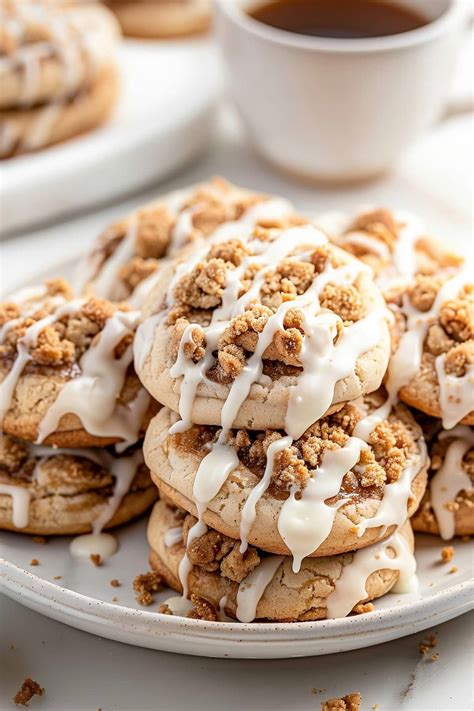 Coffee Cake Cookies - Insanely Good
