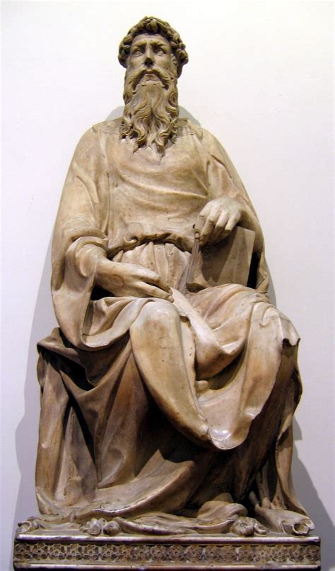 Donatello, San Giovanni Evangelista, 1408-1415, marmo, Duomo di Firenze ...