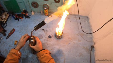 Переделка газовой горелки в бензиновую