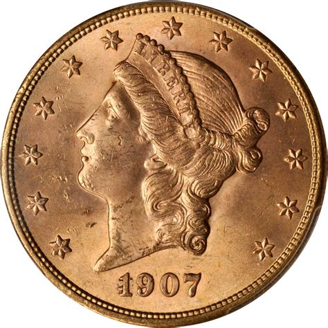 Value of 1907-S $20 Liberty Double Eagle | Sell Rare Coins