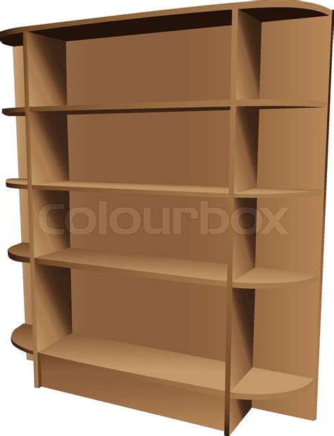 contemporary bookcase stock vector colourbox