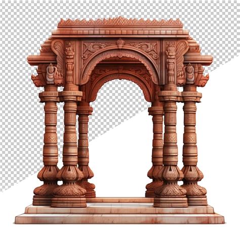 premium psd  wooden statue   arch   quot arch quot