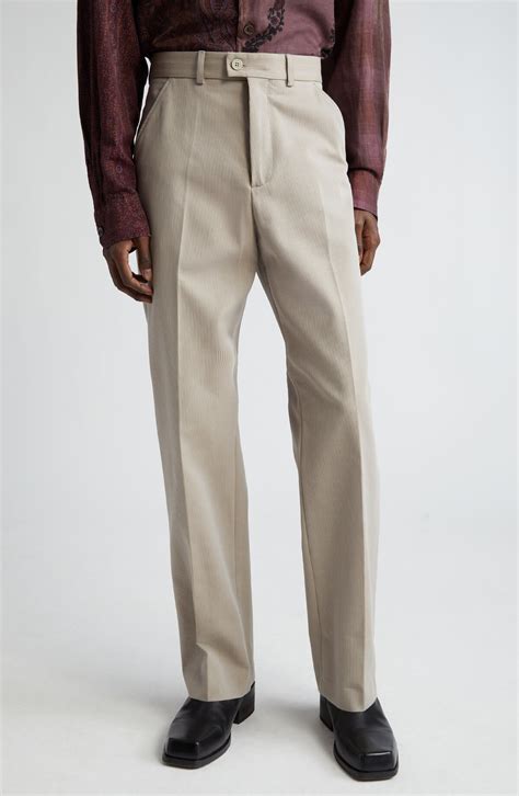 Our Legacy Darien Corduroy Pants - Lynx Grey Bedford Solaro | Editorialist