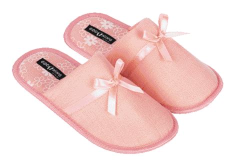 pantoufles dames roses