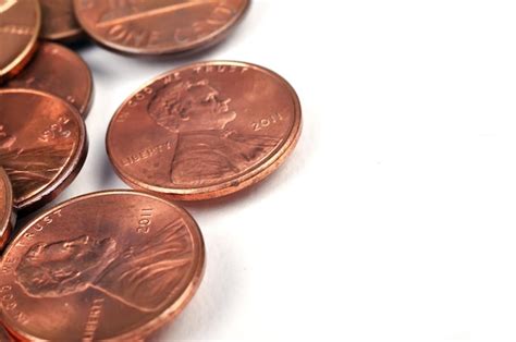 premium photo  cent coins