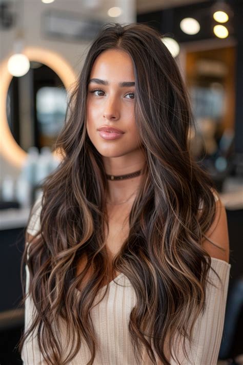 23 Divine Dark Brown Hair Balayage Hairstyles For Beautiful Dimensional
