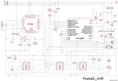 POSTAL3_AVR - USB программатор м/с памяти с интерфейсами I2C, MW, SPI ...