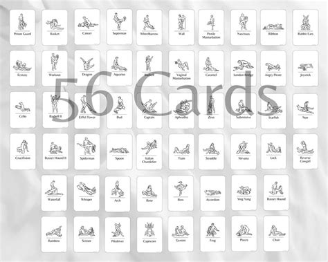 Printable Sex Cards With Sex Positions Sex Game Gift for - Etsy Australia