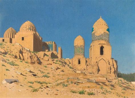 Верещагин Василий Васильевич (1842-1904) «Мавзолей Шахи-Зинда в ...