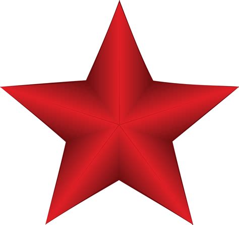 Red star PNG transparent image download, size: 1106x1044px