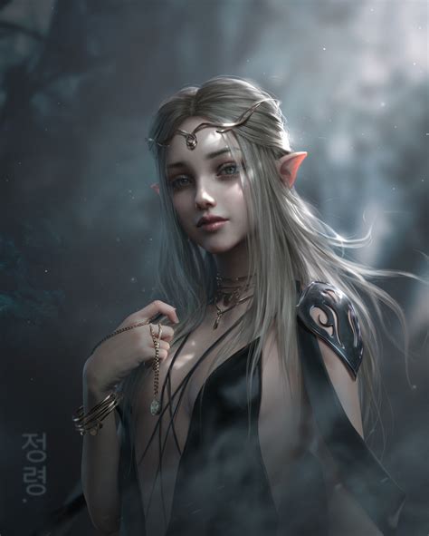 elf girl :: yang chen :: Elf (Эльф) :: art барышня :: artist :: 3D