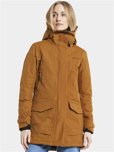 Didriksons Frida Vinterparkas 6 Dam Cayenne - SMILE.