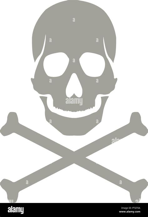 skull  crossed bones stock vector image art alamy