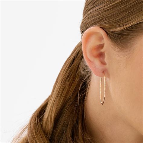 Серьги конго из красного золота 000-277353 | Купить в рассрочку в ...