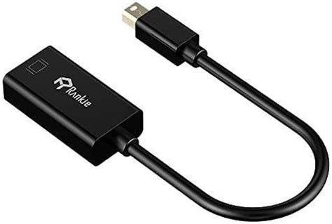 Rankie Mini DisplayPort (Mini DP) (Thunderbolt) to HDMI Adapter (Black ...