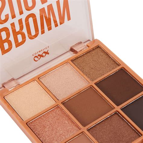 OXX Cosmetics 9 Shades Eyeshadow Palette - Brown Sugar - Kmart