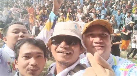 14 Tahun RBTV Gemilang, Peserta Jalan Santai di Lapangan Merdeka ...