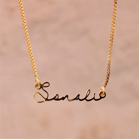 customized metal necklace urdu vivagifts