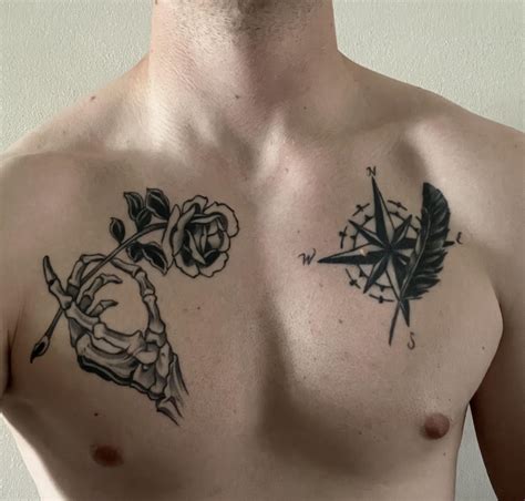 Nice Pec Tattoos Chest Tattoo Ideas For Men In 2024 | Popular Design