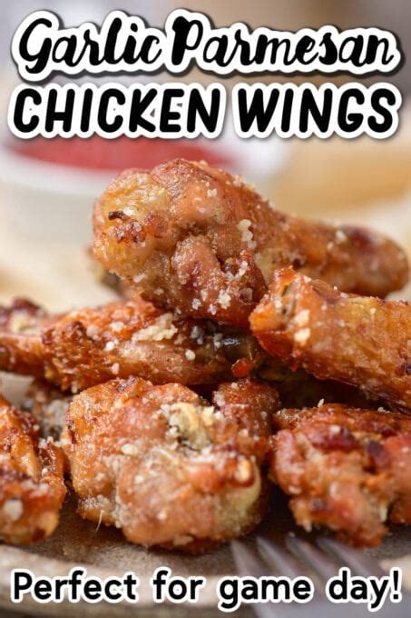 Crispy Garlic Parmesan Wings - Fun Money Mom