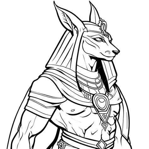 Premium Vector | Egyptian god seth art by glen keane by loius van